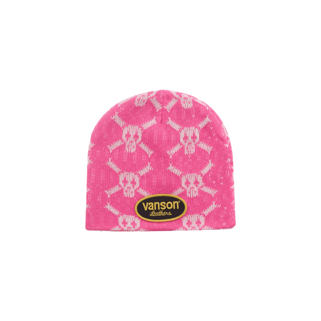 Supreme Vanson Leathers Skull Beanie (Pink) - Hype World