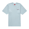 Supreme Washed Script S/S Top Light Blue - Hype World