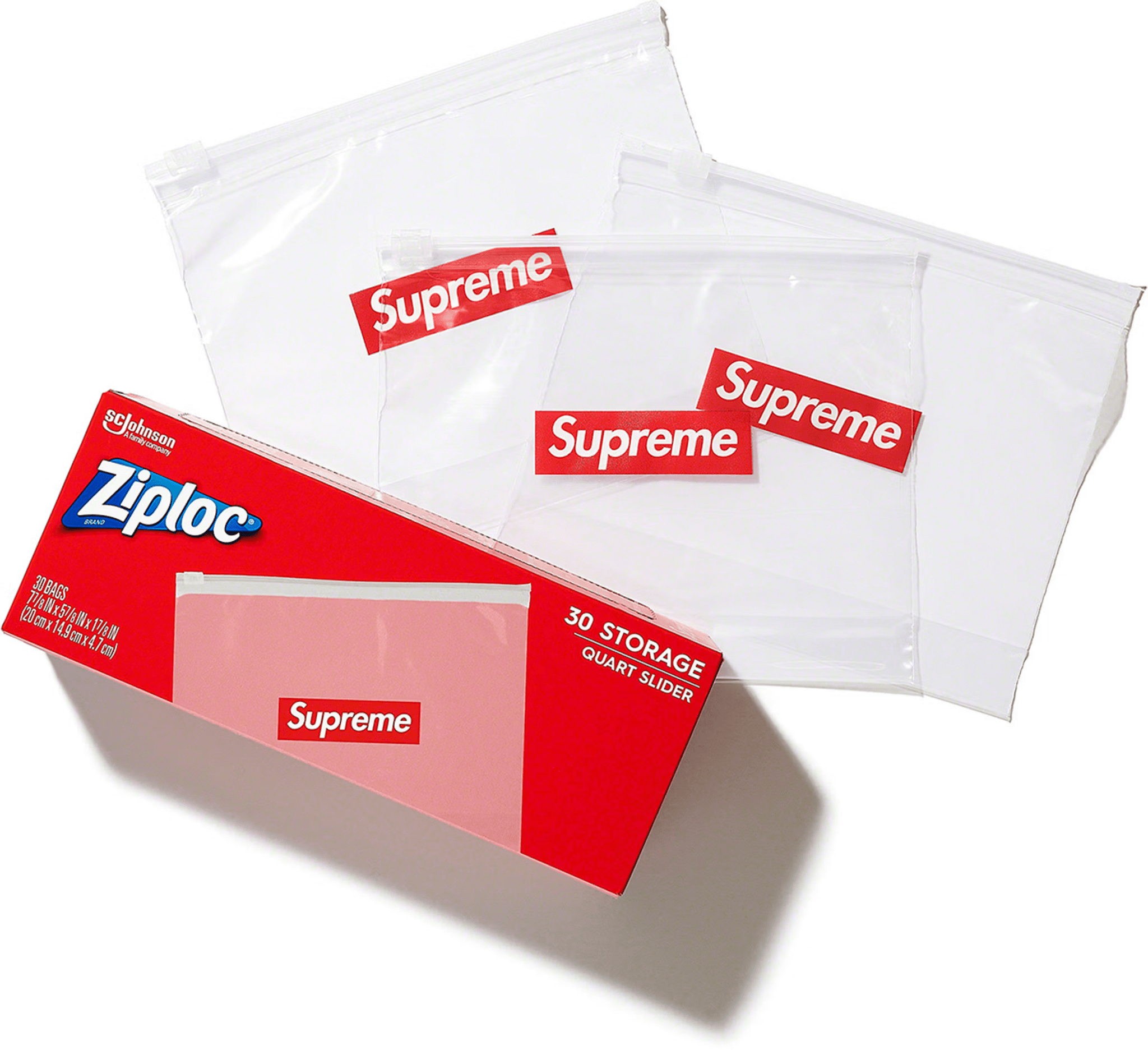 Supreme Ziploc Bags (30CT) - Hype World