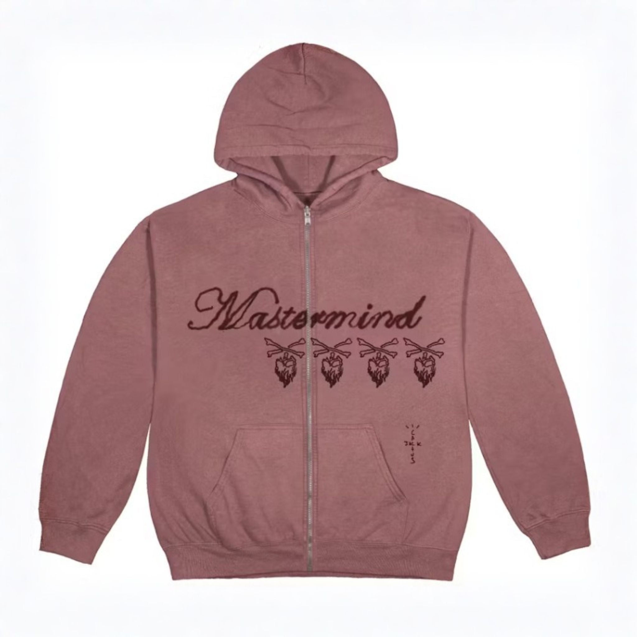 Travis Scott Cactus Jack For Mastermind Skull Zip Up Hoodie - Hype World