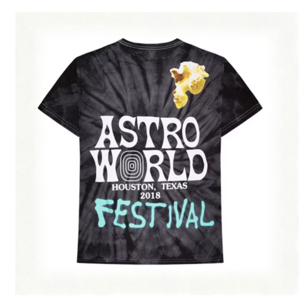 Travis Scott Festival Airbrush Tee Tie Dye - Hype World