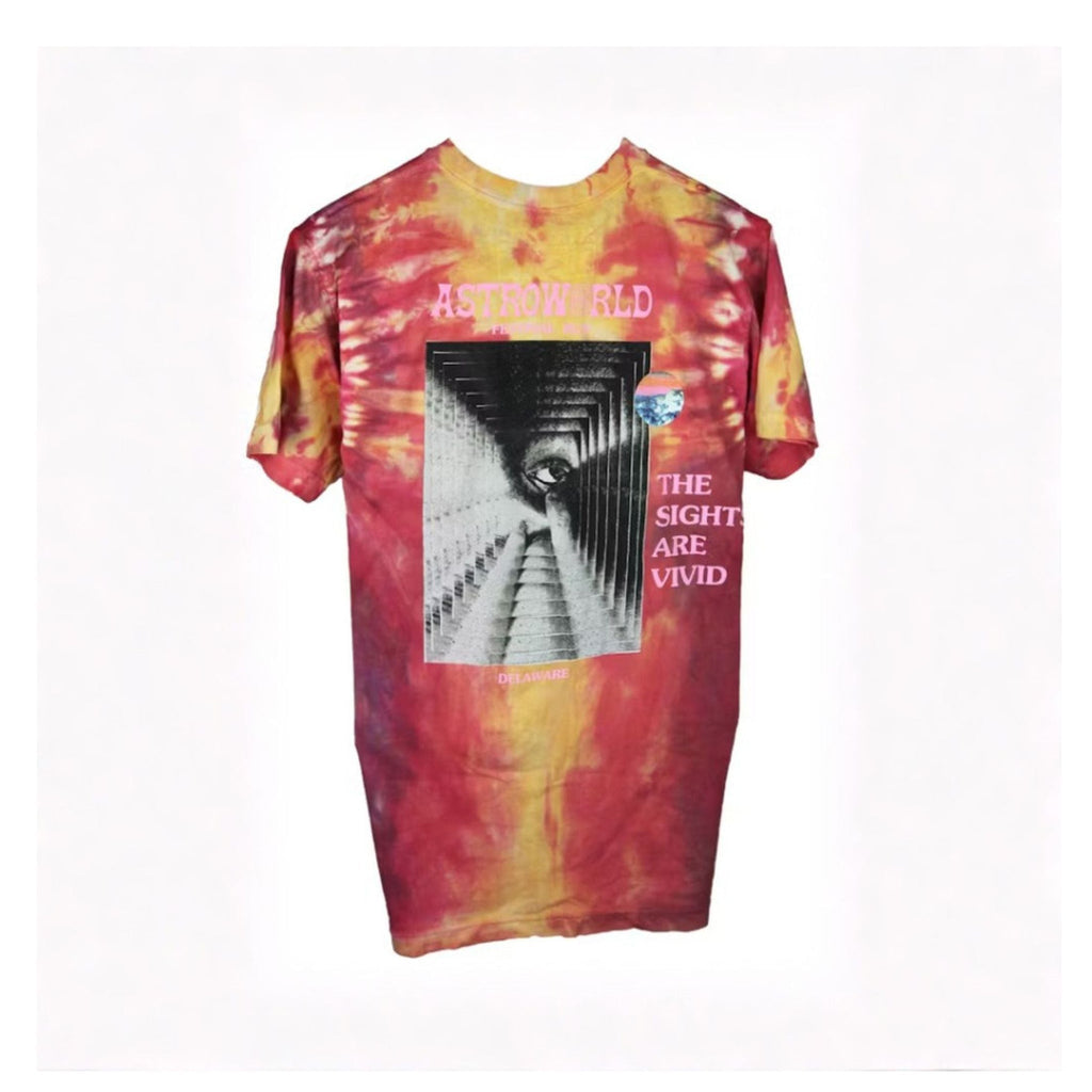 Travis Scott Festival Run Firefly Festival Tee Tie Dye - Hype World