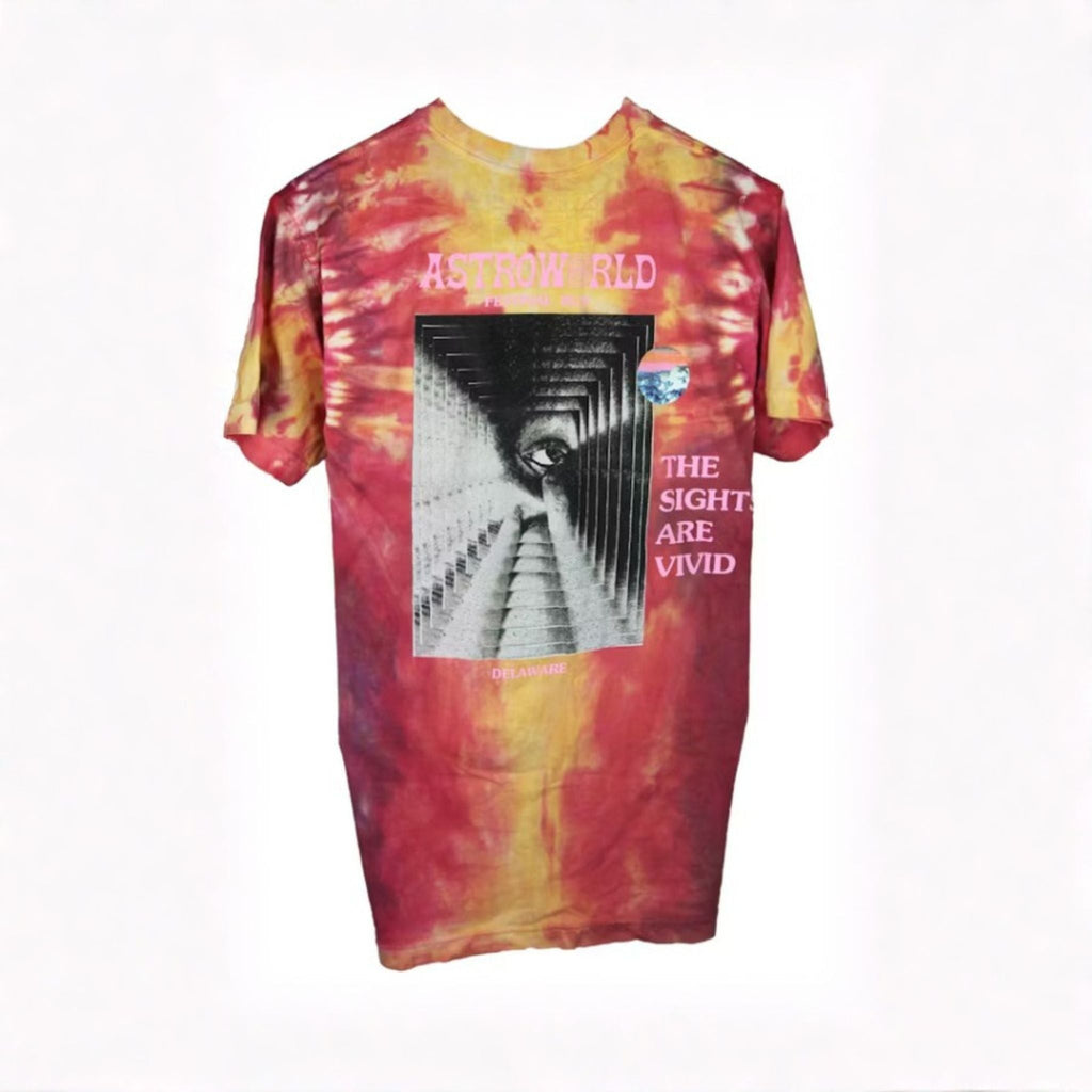 Travis Scott Festival Run Firefly Festival Tee Tie Dye - Hype World