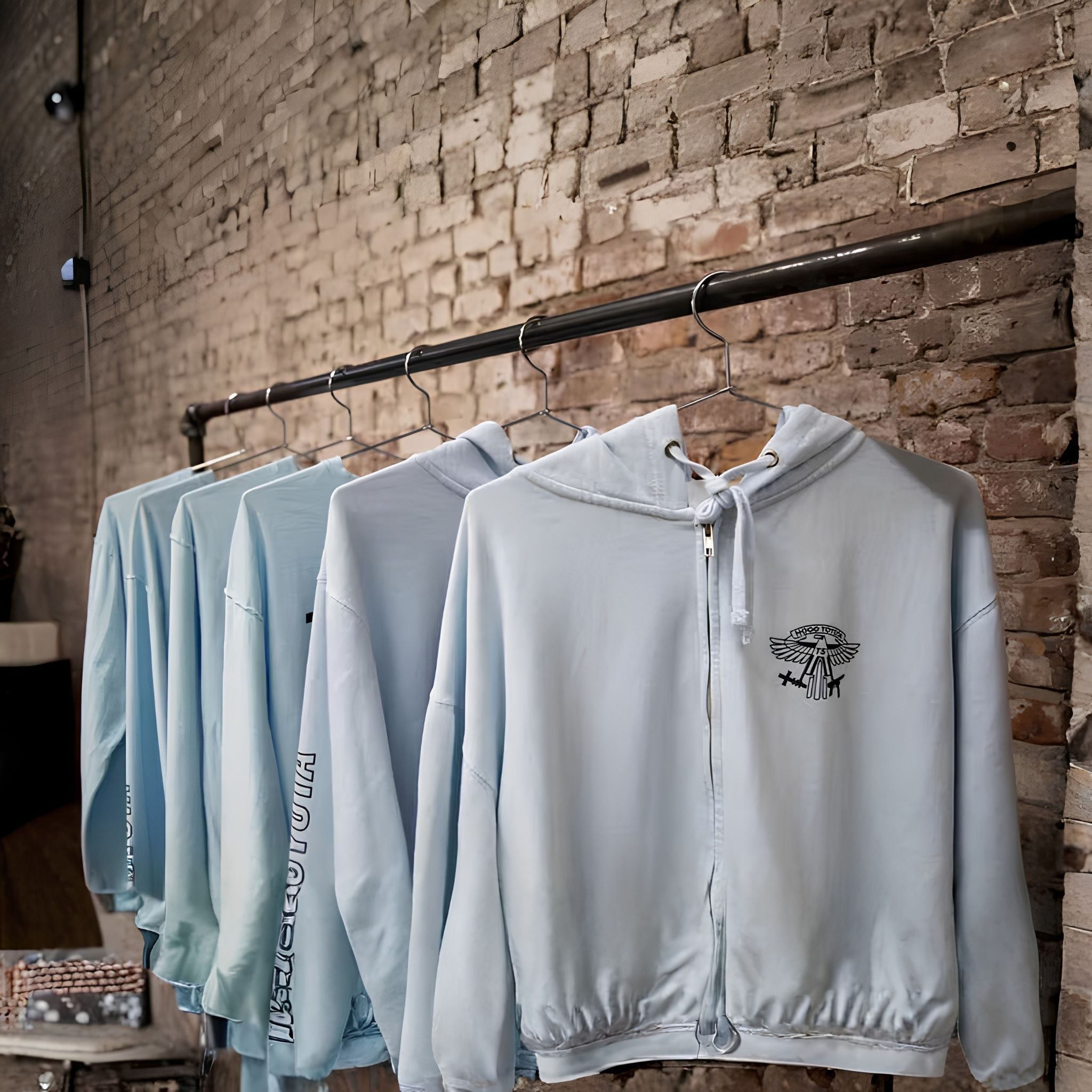 Travis Scott Hood Toyota Zip-Up “Light Blue” - Hype World
