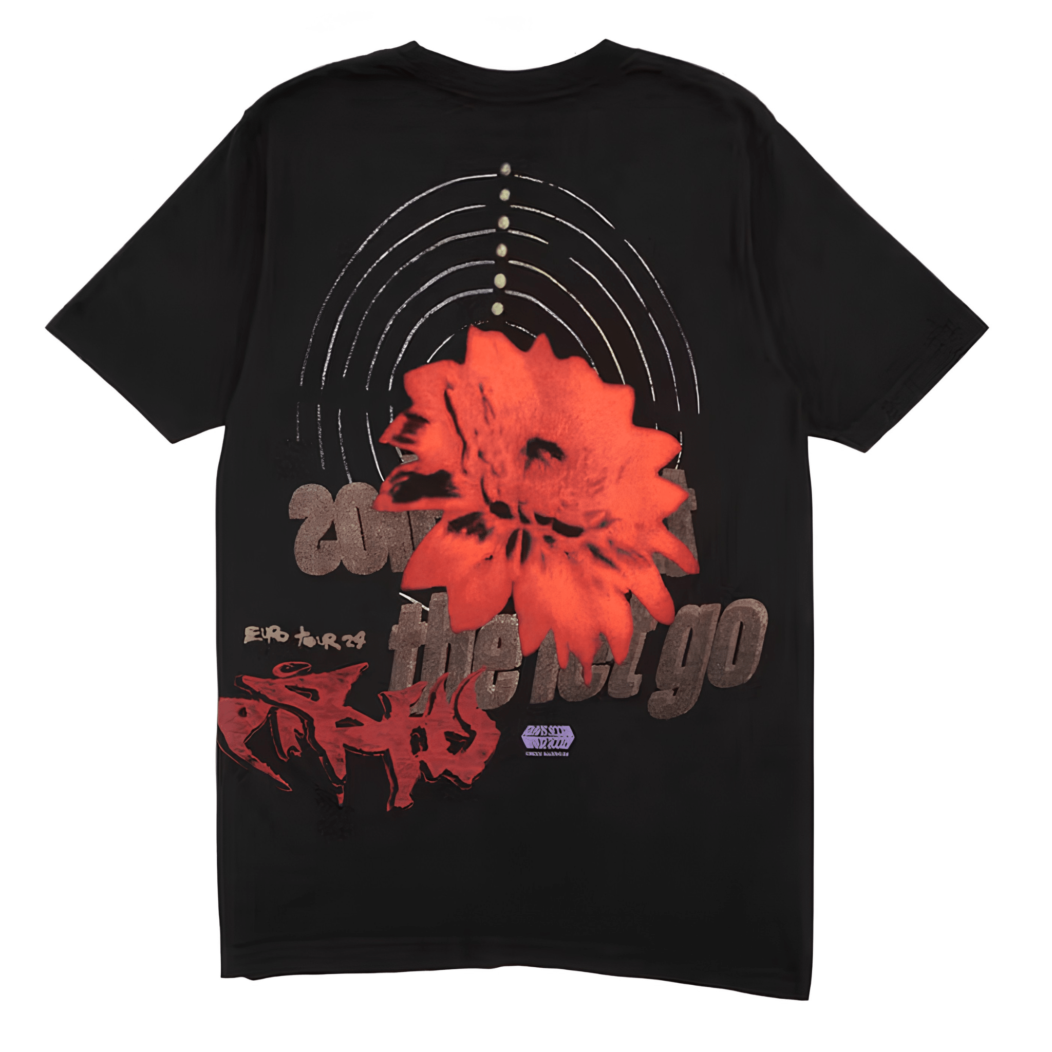 Travis Scott Utopia Echoes Circus Maximus Tee Black - Hype World