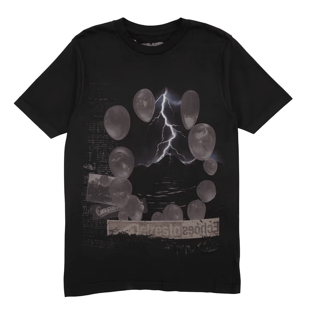 Travis Scott Utopia Echoes Circus Maximus Tee Black - Hype World