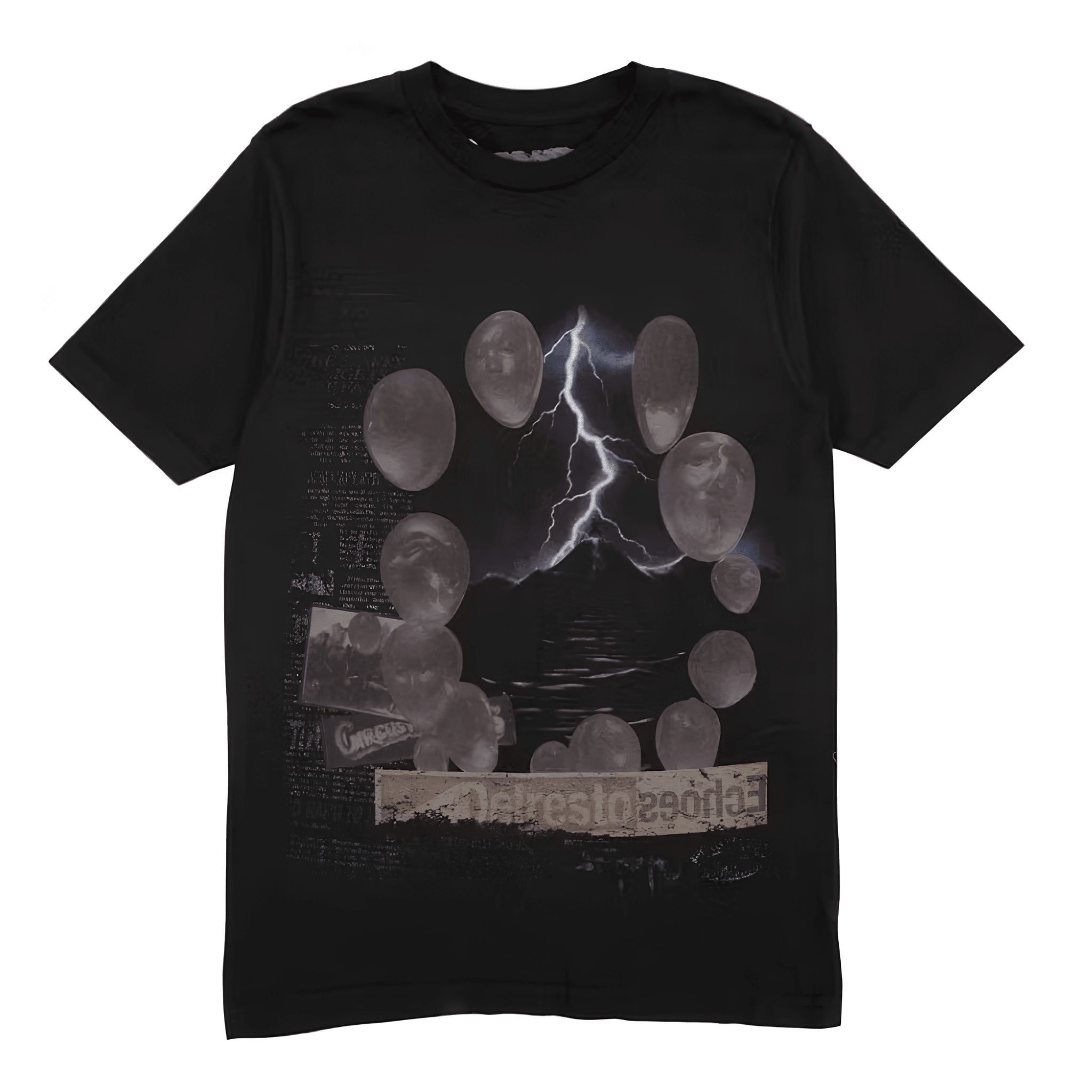 Travis Scott Utopia Echoes Circus Maximus Tee Black - Hype World