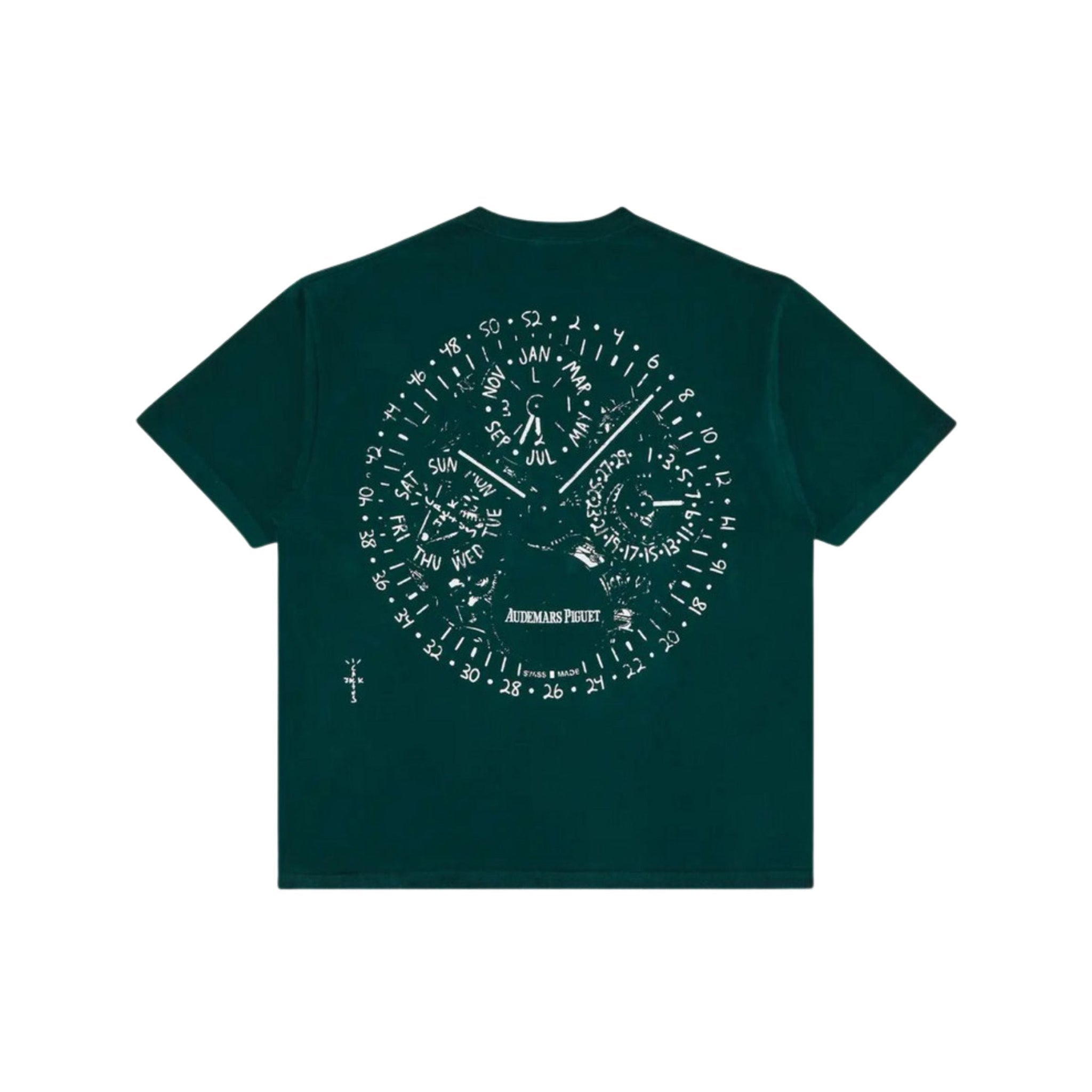 Travis Scott x Audemars Piguet Watch Face Tee 'Green' - Hype World
