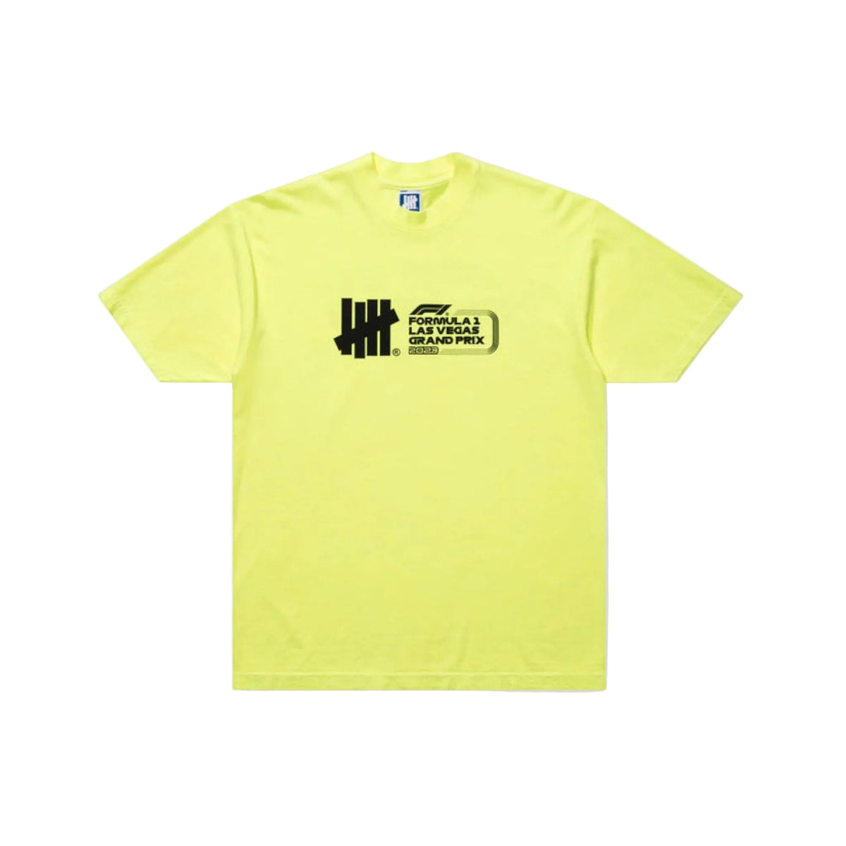 Undefeated X F1 LVGP Logo S/S Tee Neon Yellow - Hype World