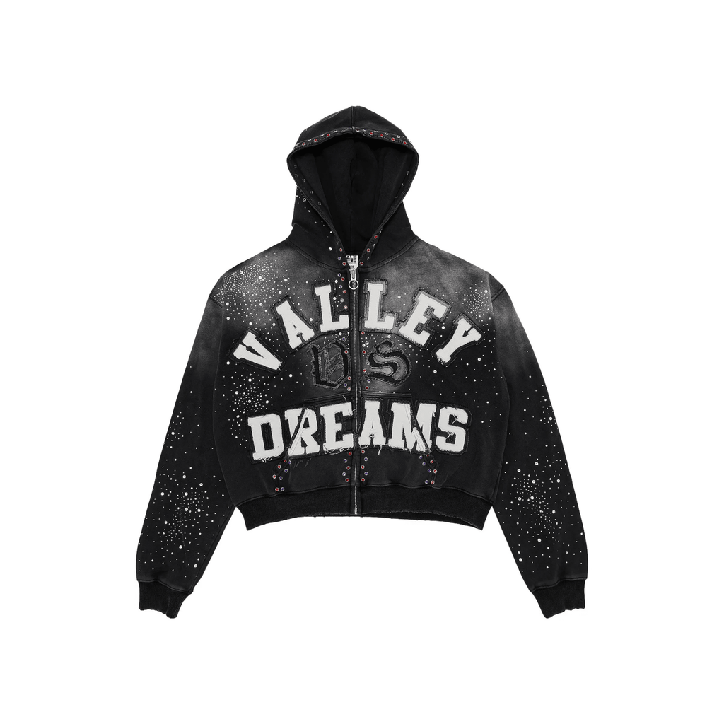 Vale Forever Classico Zip Up Hoodie Black - Hype World