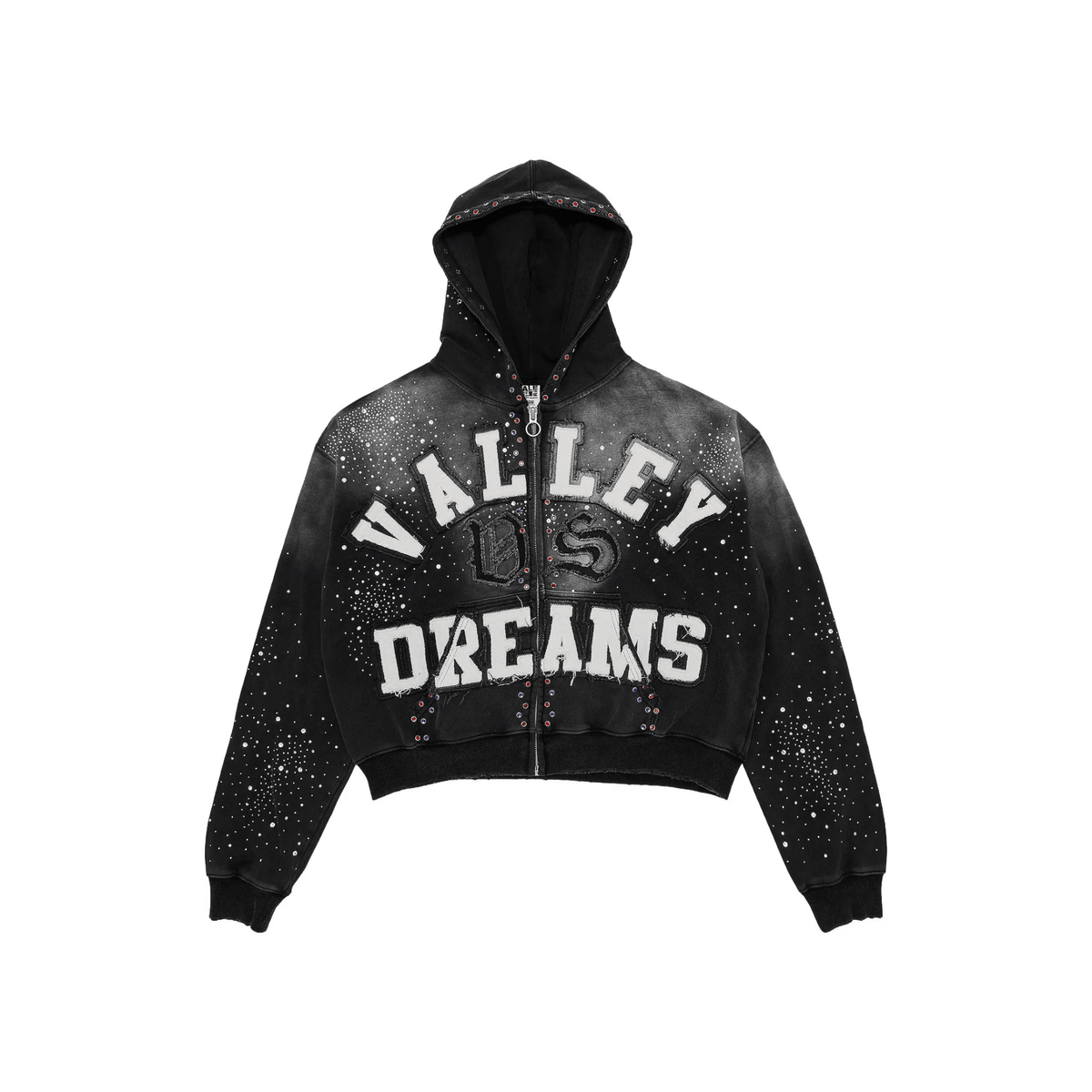 Vale Forever Classico Zip Up Hoodie Black - Hype World