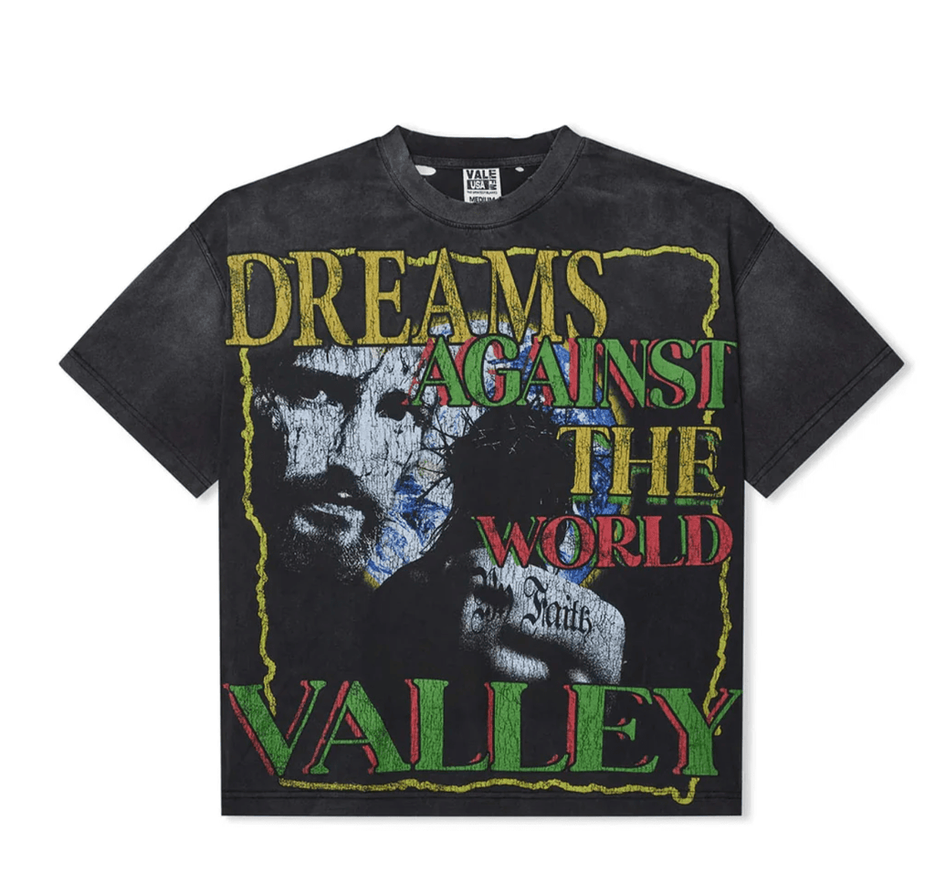 Vale Forever "Dreams Vs World Tee Vintage Black" - Hype World