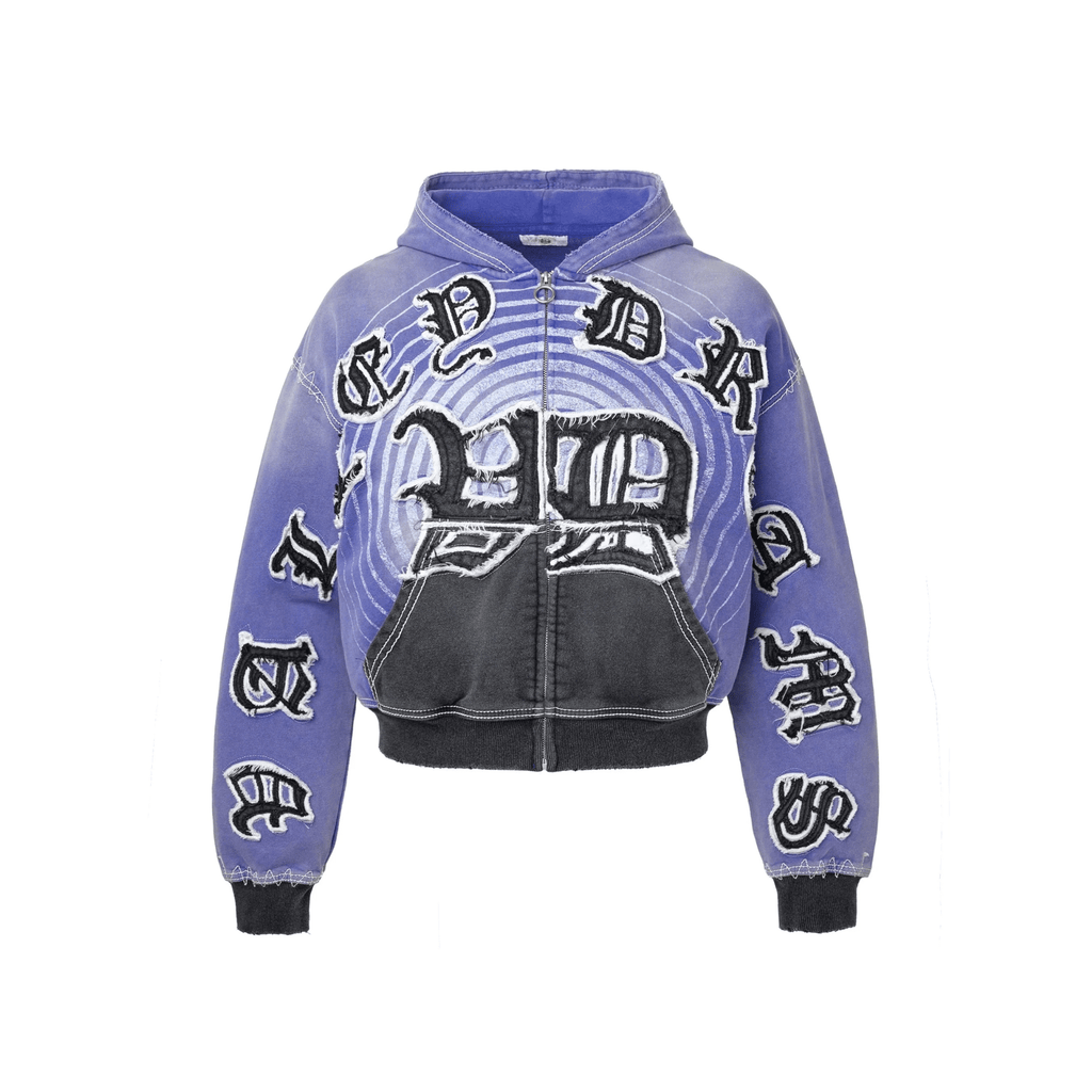 Vale Forever Hypnoytiq Zip Up Hoodie Blue - Hype World