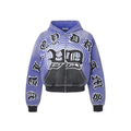 Vale Forever Hypnoytiq Zip Up Hoodie Blue - Hype World