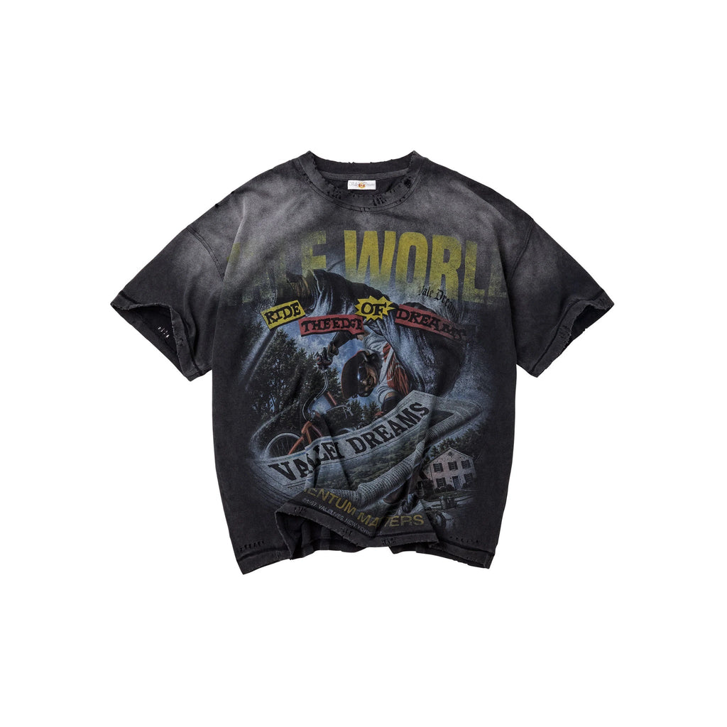 Vale Forever Newspaper Tee Black - Hype World