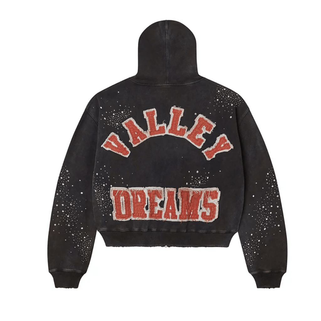 Vale Forever Pluto Clutered Zip Up Hoodie Black - Hype World