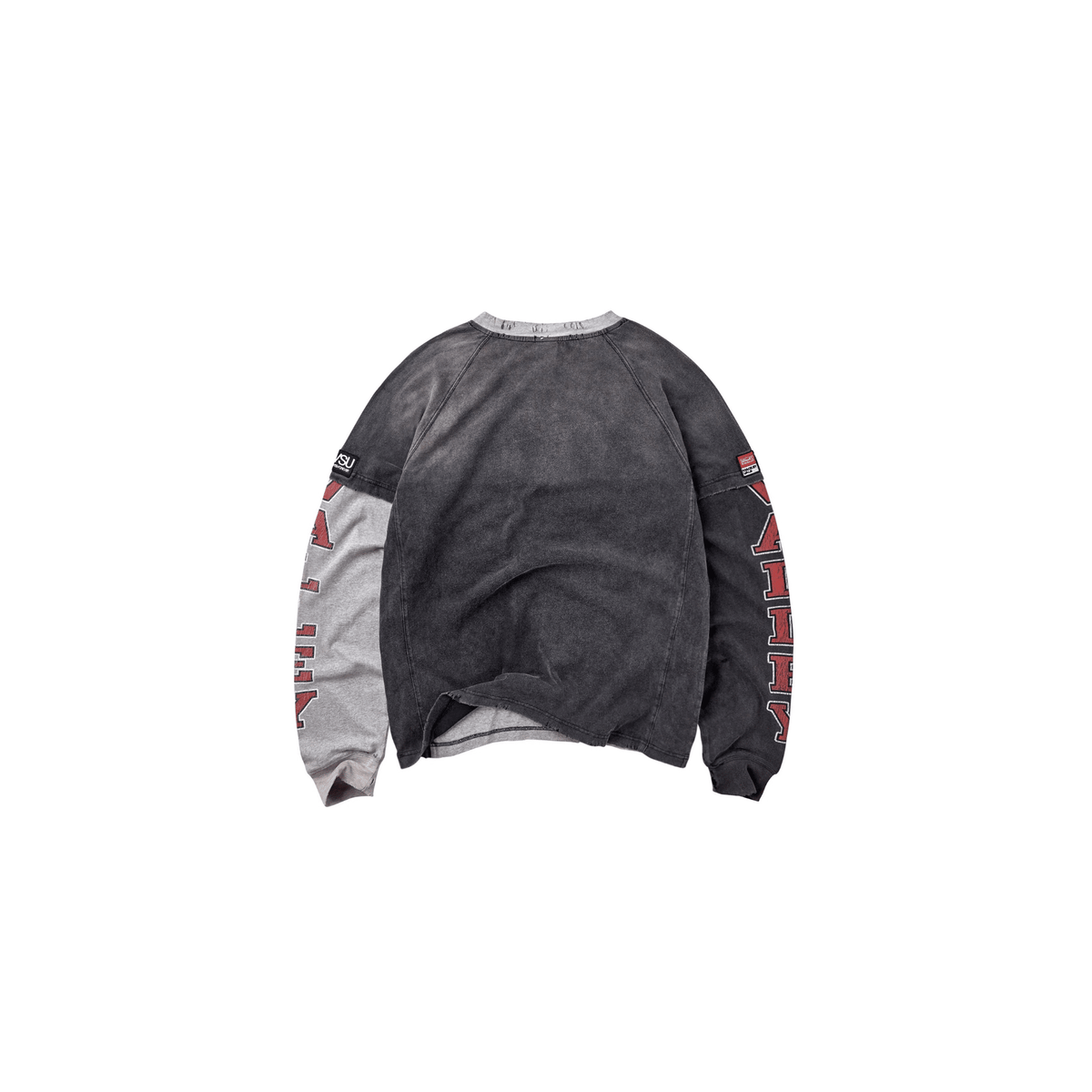 Vale Forever Varsity Long Sleeve Black White - Hype World