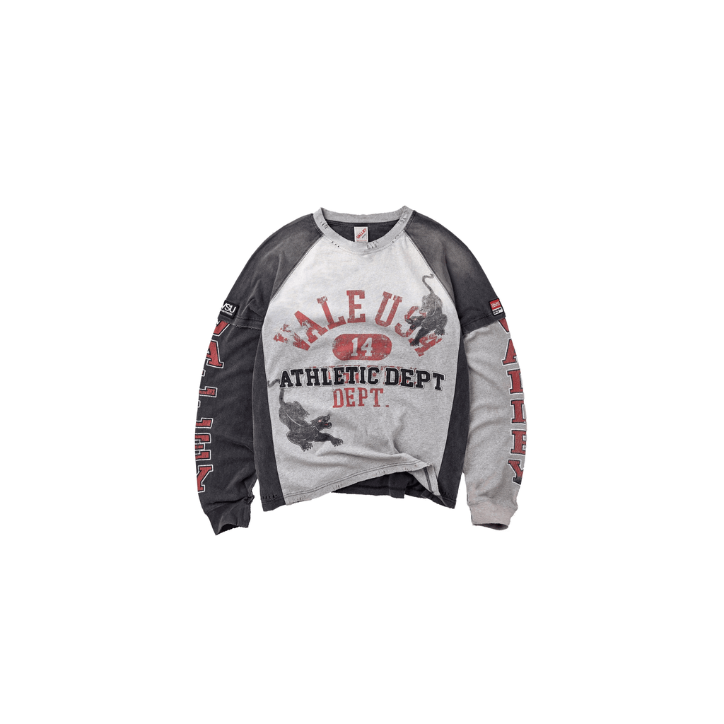 Vale Forever Varsity Long Sleeve Black White - Hype World