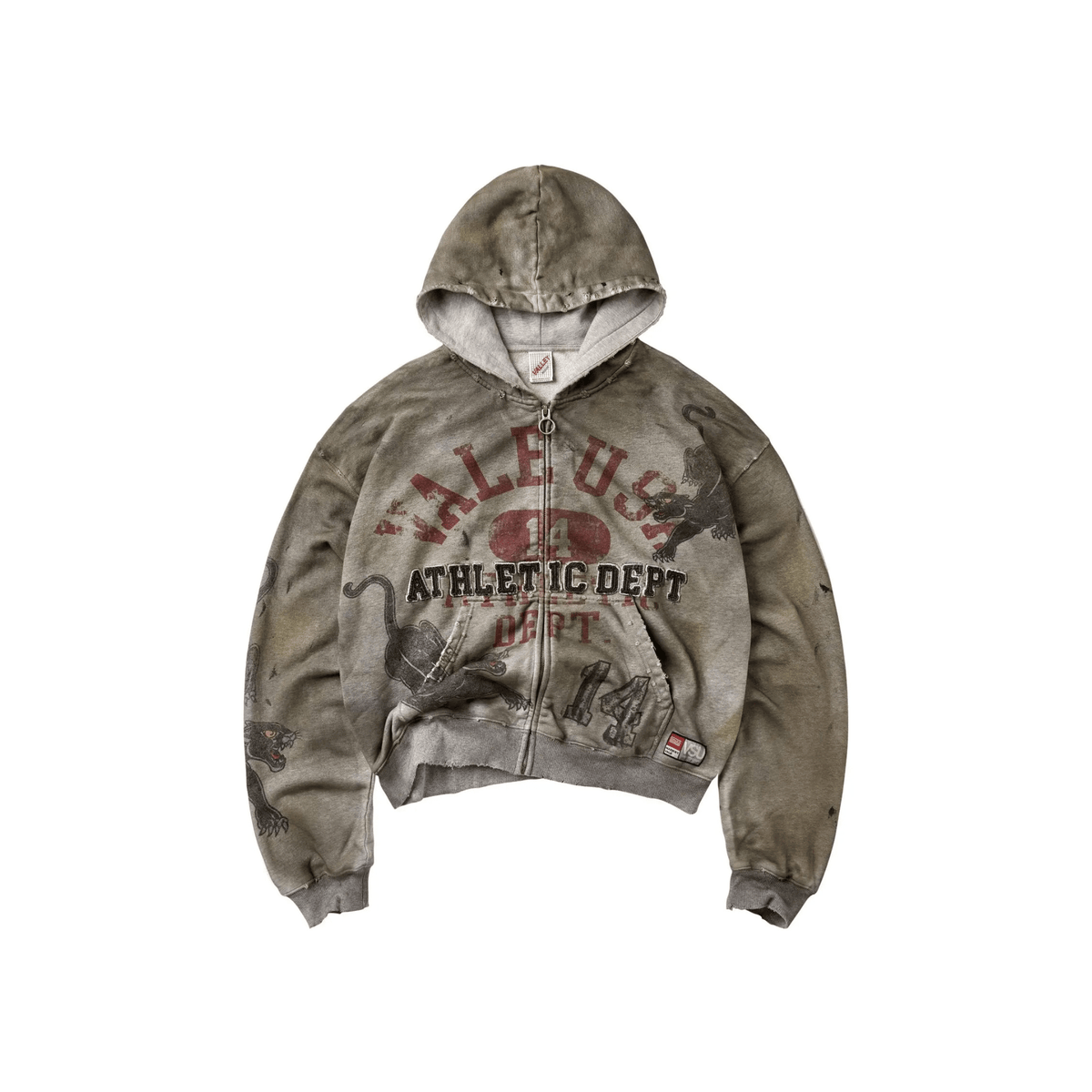 Vale Forever Varsity Zip Up 'Grey' - Hype World