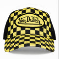Von Dutch Trucker Hat "Yellow Checker" - Hype World
