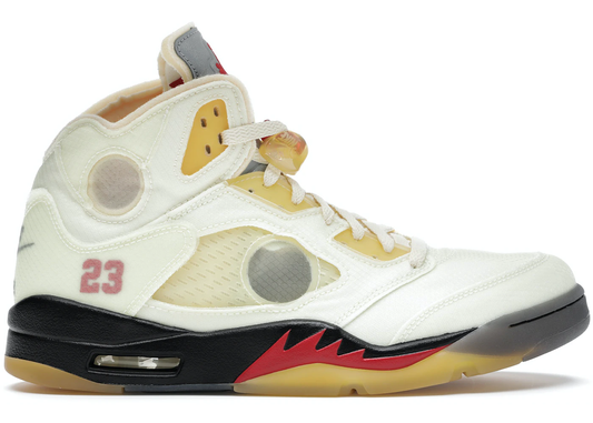 Jordan 5 X Off-White "Sail"