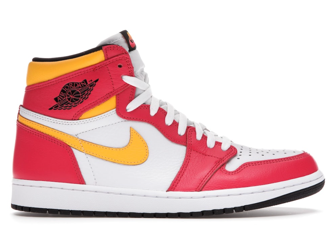 Jordan 1 Retro High OG "Light Fusion Red"